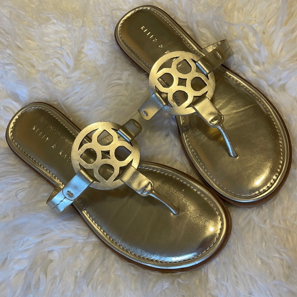 Kelly & Katie Gold Sandals